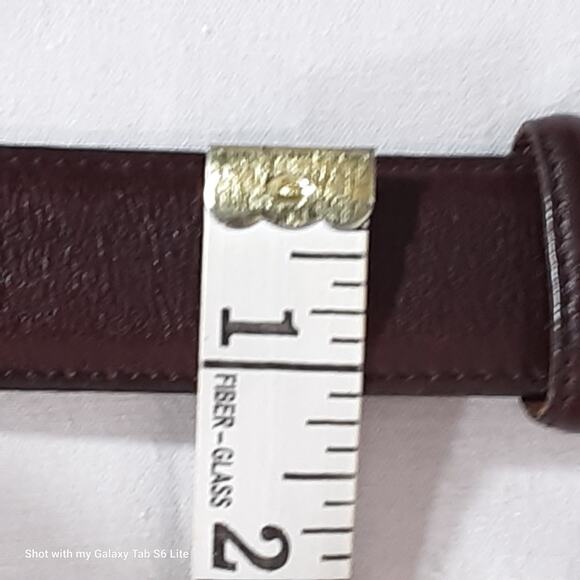 Boyd's Mens Belt 40 Waist Handmade USA Burgundy Brown Genuine Leather - Picture 13 of 13